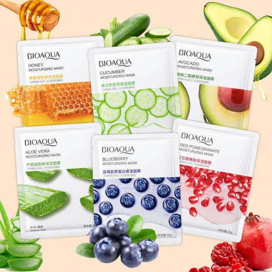 BIOAQUA Face Mask Pack – 6 PCS