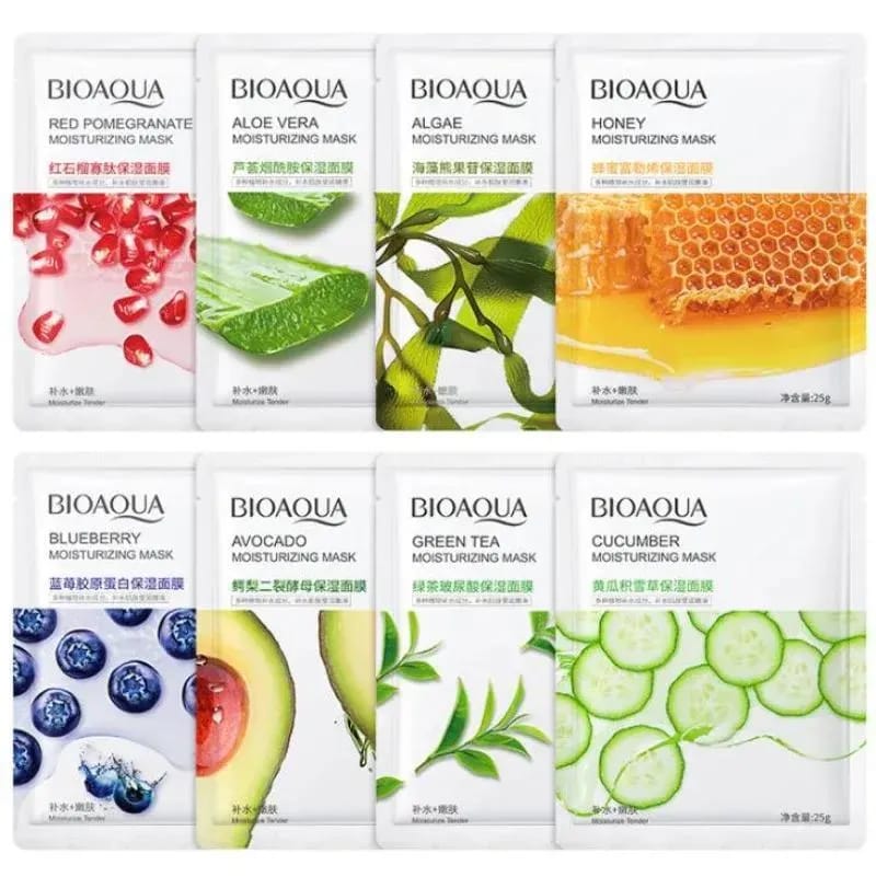 BIOAQUA Face Mask Pack – 6 PCS