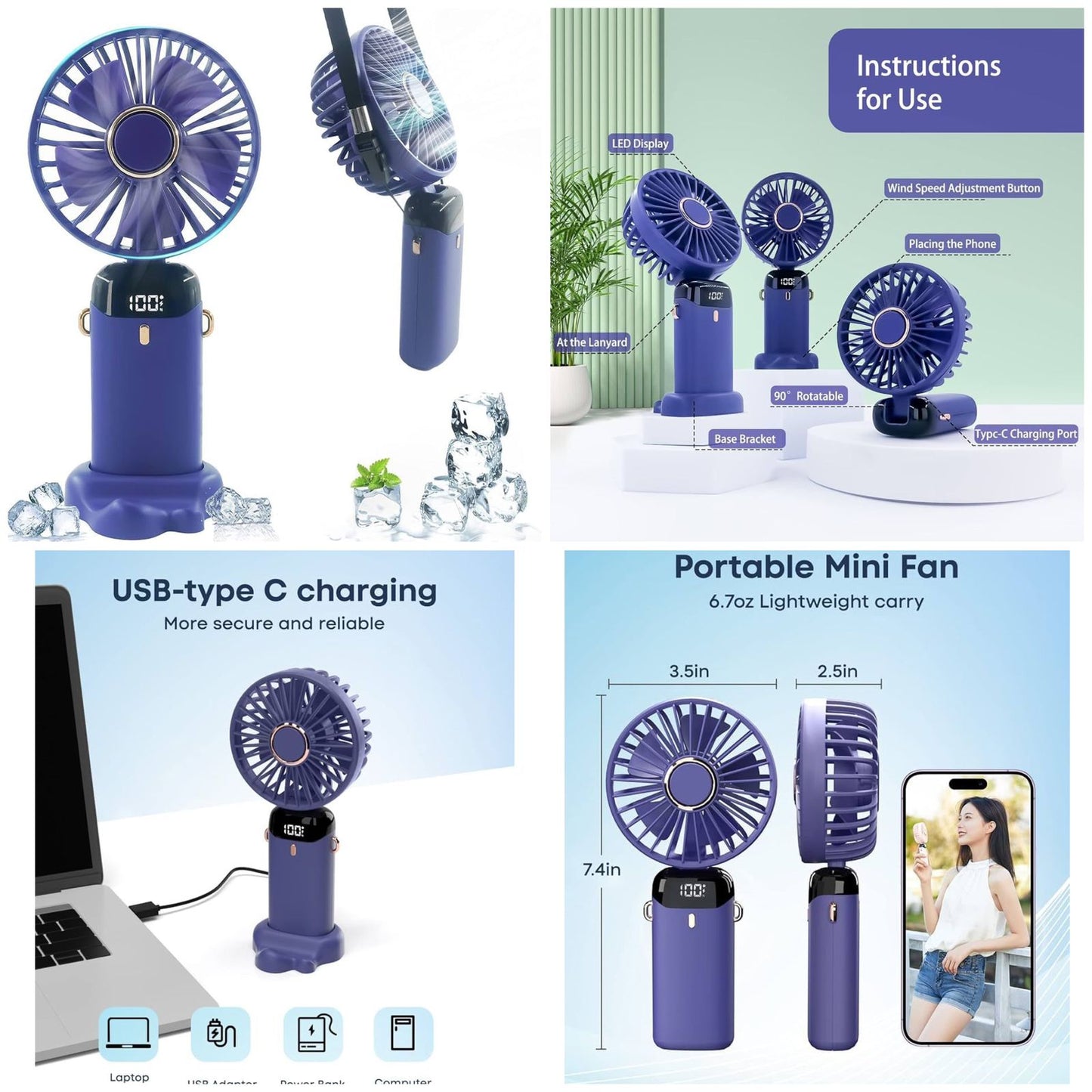 Mini Portable USB Fan